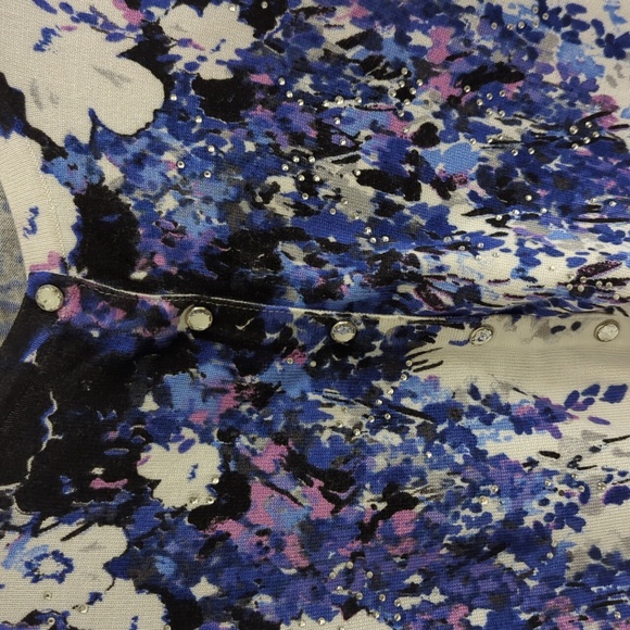 White House Black Market Size Small Floral Cardigan - Picture 2 of 6